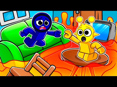 Roblox FLOOR IS LAVA With Simon & Jevin! (Sprunki)