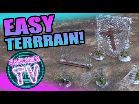 Gaslands Terrain Easy Fences Barriers For Miniature Tabletop Gaming