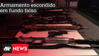 Homem é apreendido com 17 fuzis no carro em interior de São Paulo