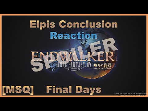 FFXIV Endwalker - Elpis Conclusion / Final Days Cutscene Reaction