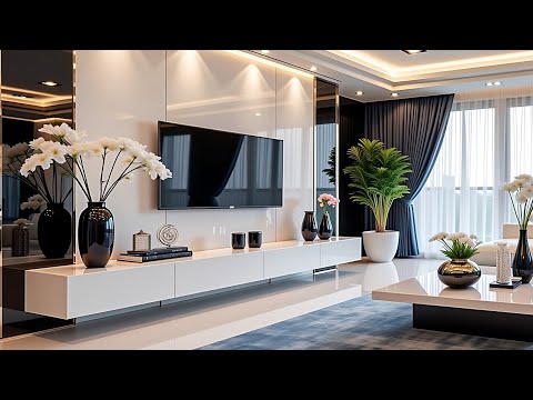 Trendy Luxury Living Room TV Stand Decorating Ideas 2026 | TV Tables & Home Interior Design Trends