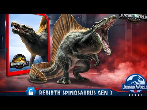 HOW I Unlock 🔓 the REBIRTH SPINOSAURUS GEN 2 ? || Jurassic World Alive || V3.18