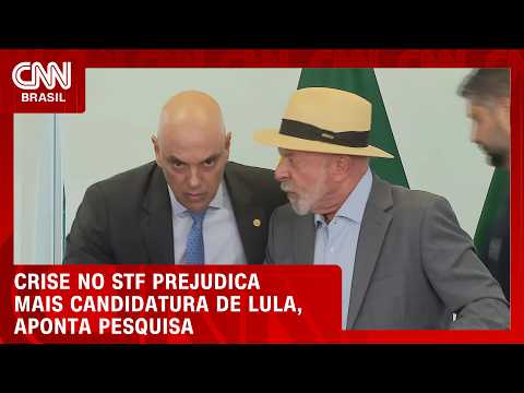 Atlas: 49,5% dizem que crise no STF prejudica mais candidatura de Lula | BASTIDORES CNN