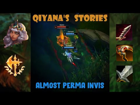 Qiyana vs Cho Gath and Katarina (with Yasuo) almost perma invisibility :D (2nd half enemies' POV)