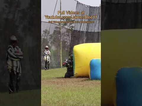 Shot him SO many times! Pro Paintball.