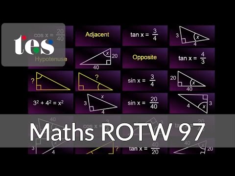 Maths ROTW 97 - Trig Matching Game