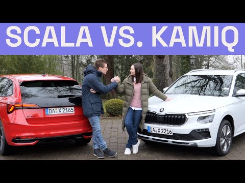 Das Duell: 2024 Skoda Scala gegen neuen Skoda Kamiq / Kompakt-Auto gegen SUV - Autophorie