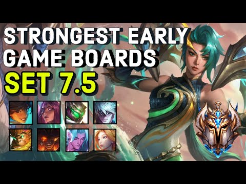 SET 7.5 COMPREHENSIVE EARLY GAME GUIDE | ITEMS / TRANSITIONS / COMPS | TFT GUIDE