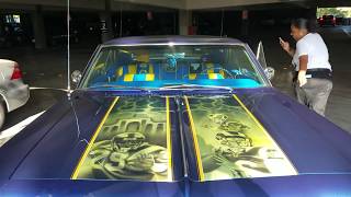 Los Angeles Rams Lowrider at Rams Training Camp 2018