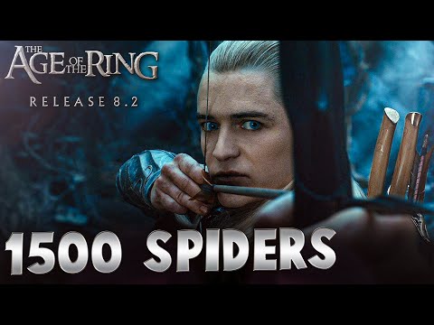 1500 Spiders vs All Mirkwood Heroes | Epic Battle | Age of the Ring Mod! | Lord of the Rings