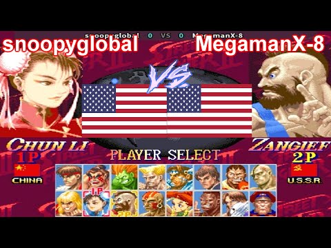 Super Street Fighter II X: Grand Master Challenge - snoopyglobal vs MegamanX-8
