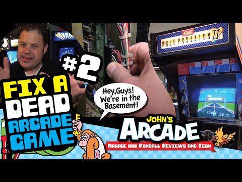 How to fix a dead arcade game #2 - Troubleshooting a Craigslist purchase - Pole Position II  - Atari