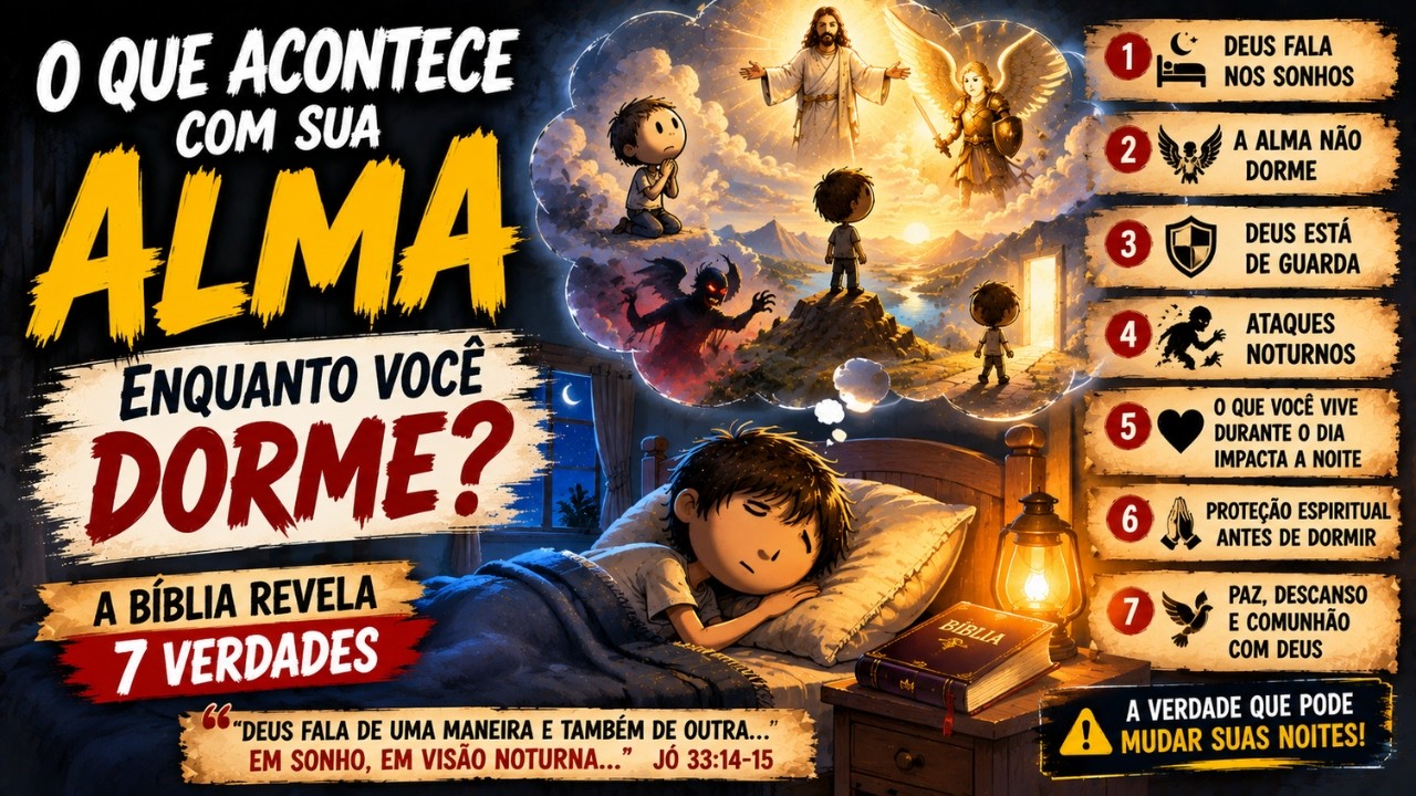 O Que Acontece com Sua Alma Enquanto Você Dorme? A Bíblia Revela 7 Verdades