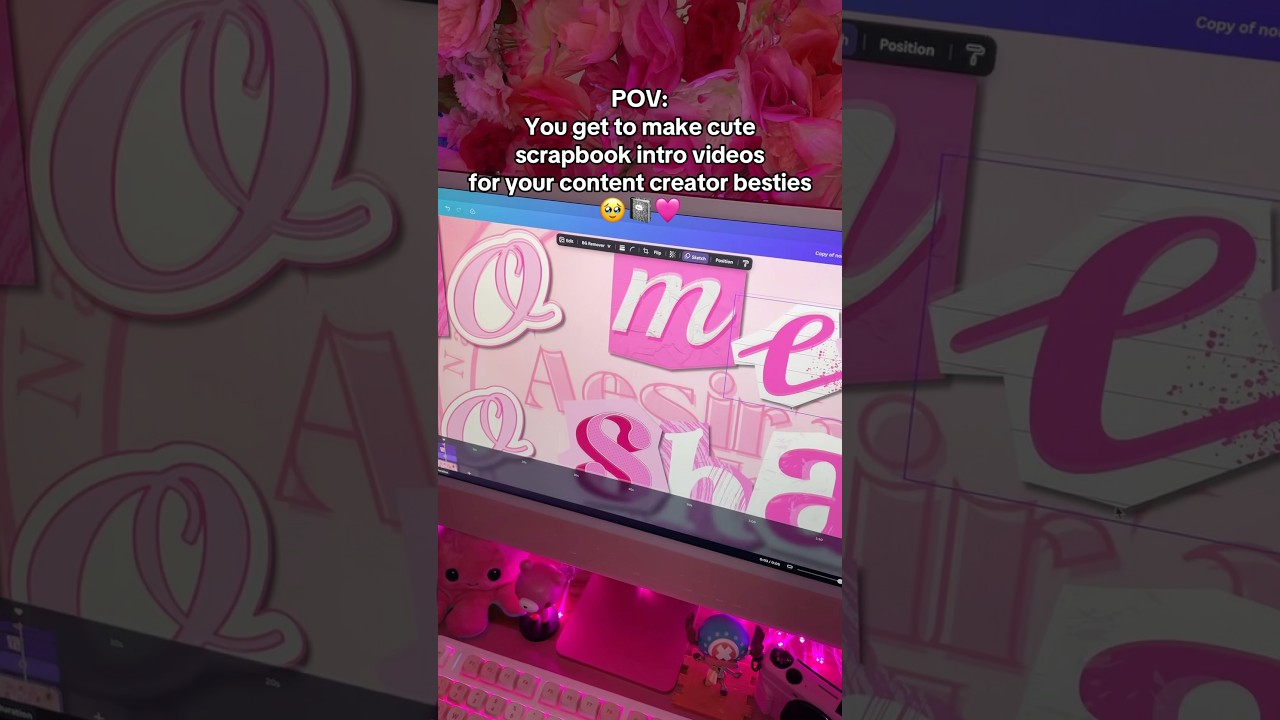 Canva Intro Video Tutorial 🩷🖥️ #canvatutorial #introvideo #shorts