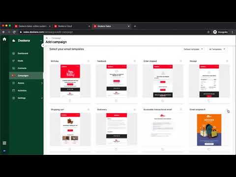 Deskera CRM Tutorial Preview