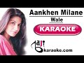 Aankhen Milane Waale | Video Karaoke Lyrics | Young Tarang, Nazia Hassan, Bajikaraoke