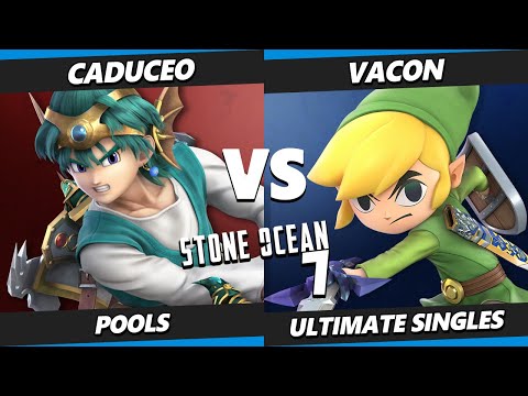 Stone Ocean 7 - Caduceo (Hero) Vs. Vacon (Toon Link) SSBU Ultimate Tournament