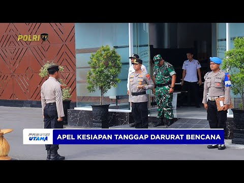 POLRES NGAWI APEL KESIAPAN TANGGAP DARURAT BENCANA HIDROMETEOROLOGI