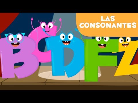 Mis primeras letras - Las consonantes para niños