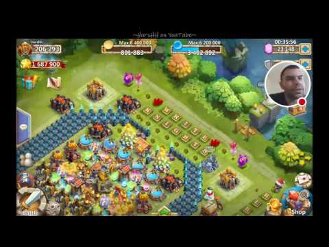 Castle Clash: Rolling 23k gems for GrimFiend