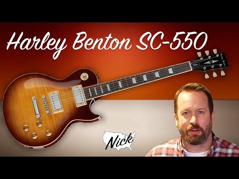 Harley Benton SC 550 Faded Tobacco Flame - My New Les Paul Copy Recommendation (Hi Gibson)