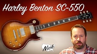 Harley Benton SC 550 Faded Tobacco Flame - My New Les Paul Copy Recommendation (Hi Gibson)