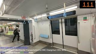 ⁴ᴷ [DTL3e Integrated Testing] SBST, DTL Train Ride [Tampines East → Expo] - Alstom C951 9031