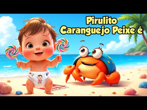 Pirulito Que Bate Bate | Caranguejo Peixe é | Sonia Moura Kids