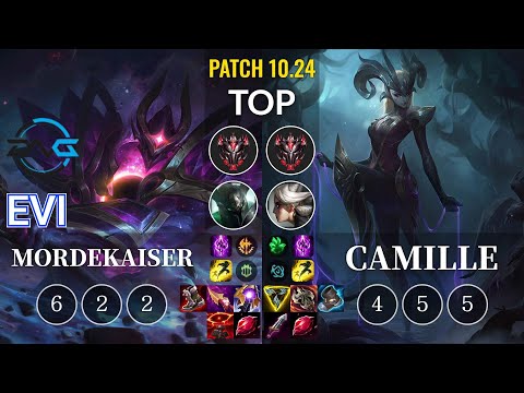 DFM Evi Mordekaiser vs Camille Top - KR Patch 10.24