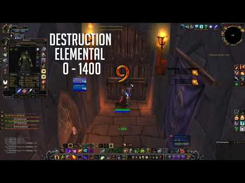 0-1400 2vs2 Destruction Elemental (WoW WOTLK Classic)