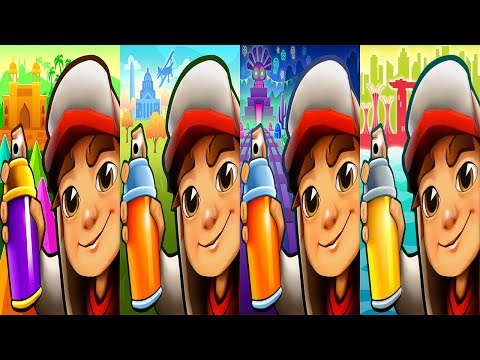 Subway Surfers 2018 Mumbai VS Washington DC VS Mexico VS Singapore