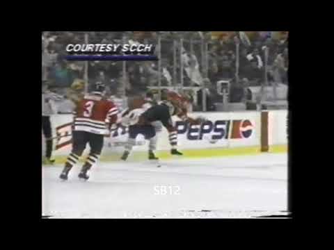 Grant Ledyard hit Christian Ruuttu Oct. 21/1992