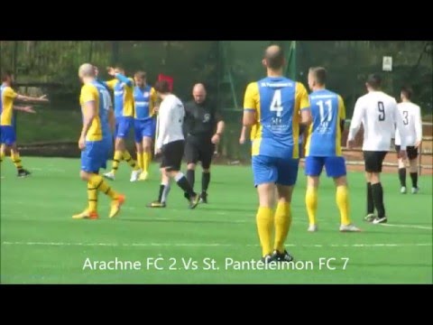 DIVISION 2 CUP - Semi Final: Arachne FC 2 Vs St  Panteleimon FC 7 - 10/04/2016