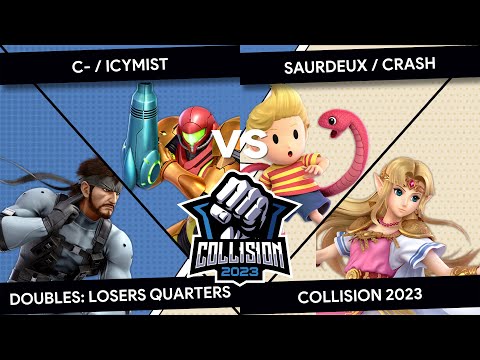 Collision 2023 - C- / IcyMist (Blue) VS SaurDeux / crash (Red) - Pools - Losers Quarters