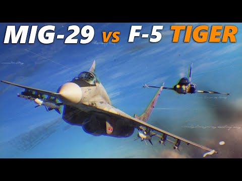 Mig-29S Fulcrum Vs F-5 Tiger Dogfight | Digital Combat Simulator | DCS |