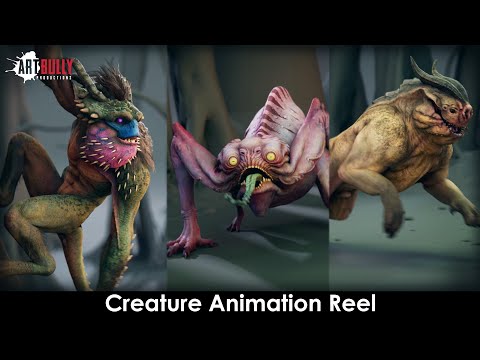 Art Bully Productions Creature Animation Reel Pt1