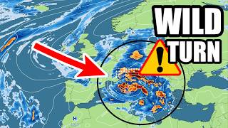 Wild Autumn Weather Patterns over Europe - Big Storms and Temperature 
