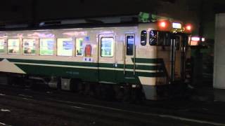 preview picture of video '男鹿線キハ40系 秋田駅発車 JR-East KiHa40 series DMU'