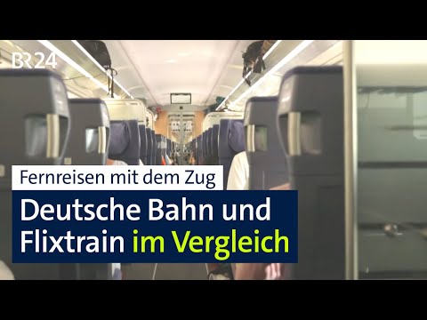 Long-distance travel by train – a comparison of Deutsche Bahn and Flixtrain | more/value | BR24