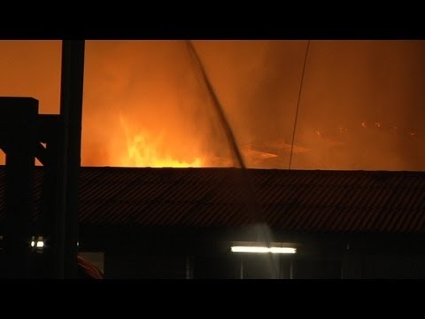 Großbrand in Rotenburg - Millionenschaden im Sägewerk 21.05.2013