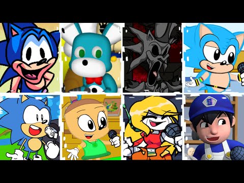 No Good but Every Turn a Different Character Sings It 🎵 ( FNF: Sonic Says )