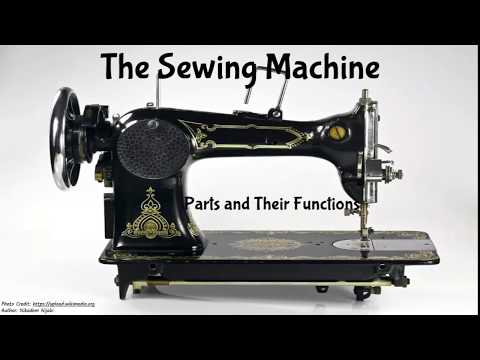 1Room Kenya KCSE Home Science Form 1 Lesson 49: The Sewing Machine Parts and their Functions