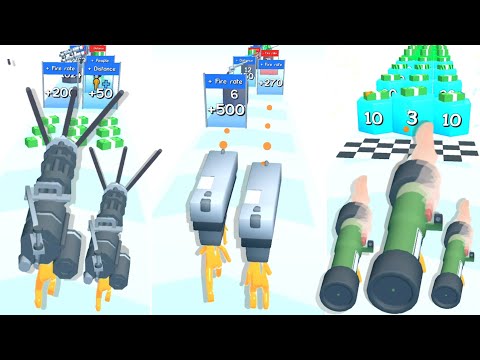 Gun Head Run - All Levels 1-23 Gameplay