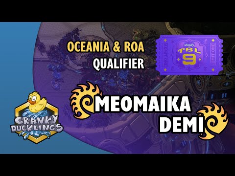 MeomaikA vs Demi - ZvZ | Shopify TeamLiquid StarLeague 9 - Oceania & RoA Qualifier | EPT Tournament