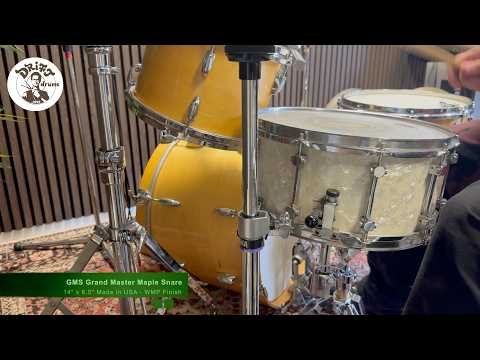 14" x 6,5" GMS Grand Master Maple Snare Drum in WMP Finish (VIDEO) image 13