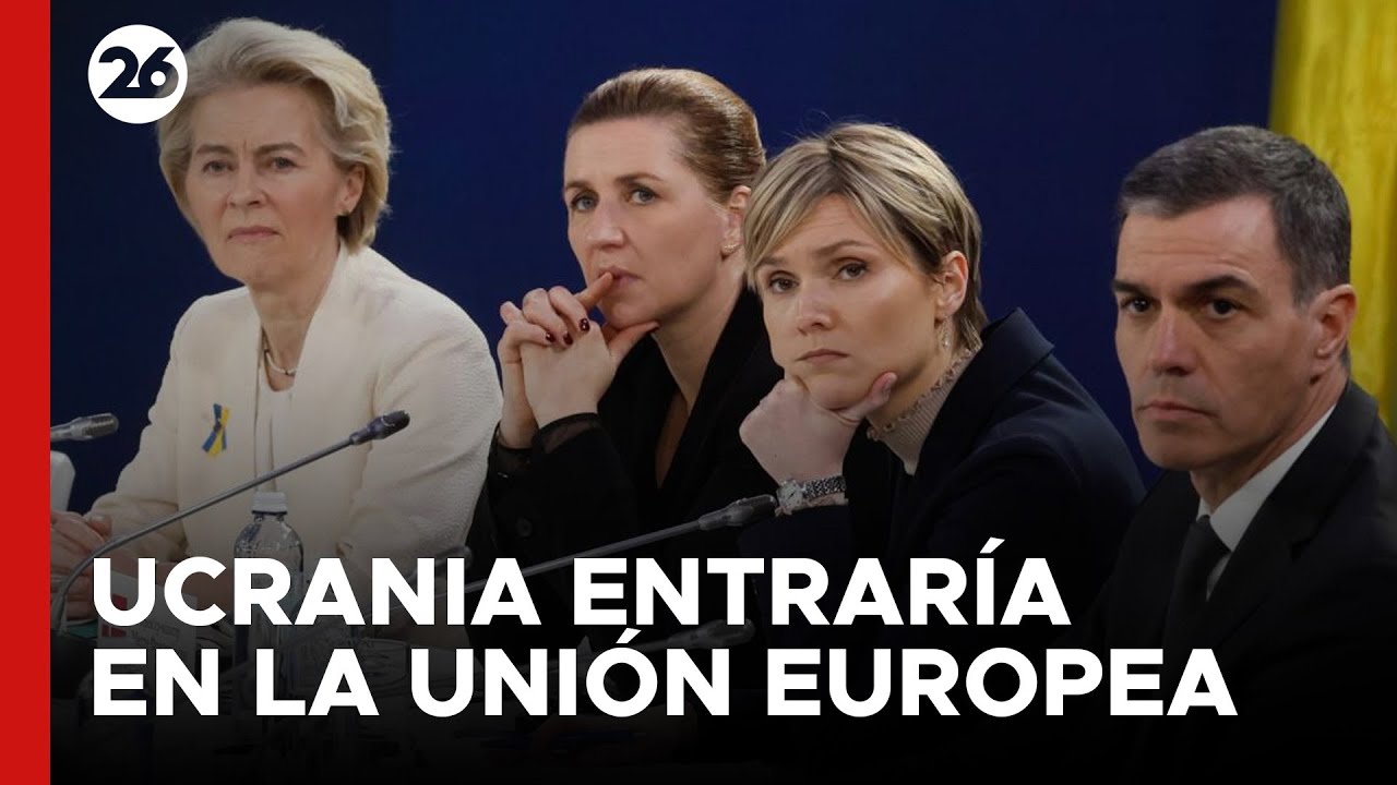Von der Leyen dijo que Ucrania podría entrar en la Unión Europea antes de 2030