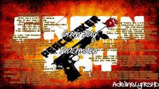 Green Day - Peacemaker - Lyrics