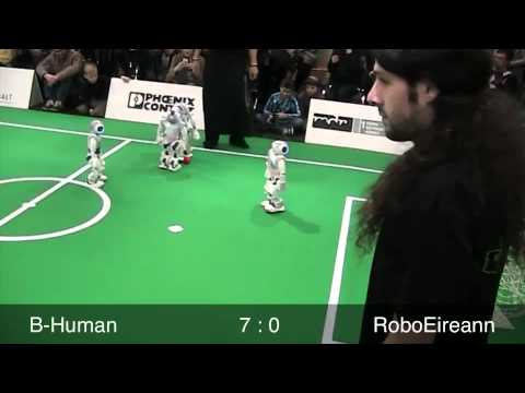 B-Human vs. RoboEireann, RoboCup German Open 2012, SPL Final, 2nd Half