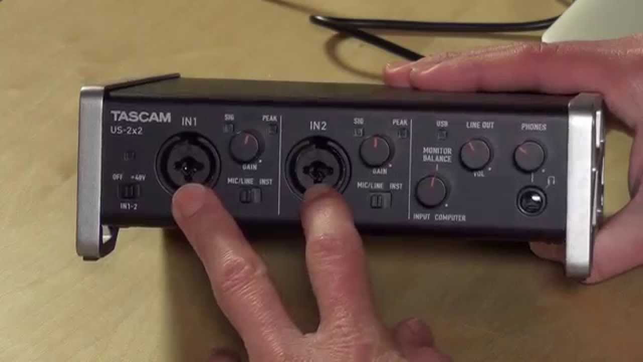 Аудио интерфейс Tascam US-2x2