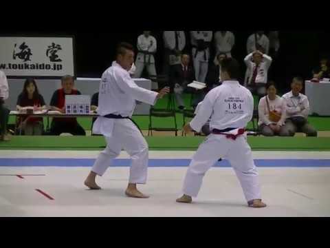 2018 JKA All Japan Kumite final - Keisuke Nemoto vs Yusuke Haga
